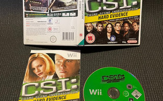 CSI Crime Scene Investigation - Hard Evidence Wii - CiB