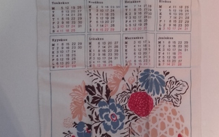 kalenteripyyhe 1980