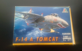 Italeri No 871 F-14 A Tomcat 1:144 rakennussarja v. 1990