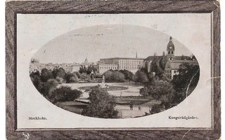 Ruotsi : Stockholm, Kungsträdgården. Kulk. v.1912