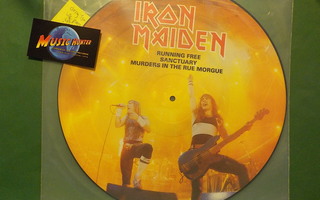 IRON MAIDEN - RUNNING FREE - PICTURE DISK UK 1985 M- LP