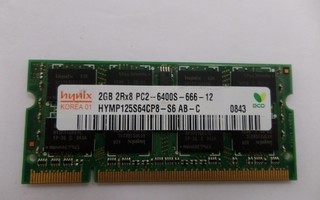 2Gb DDR2 SODIMM muistikampa kannettaviin