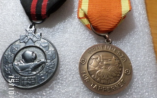 2  lk Vapaudenmitali  1941  ja  talvosodan  mitali 1939-40