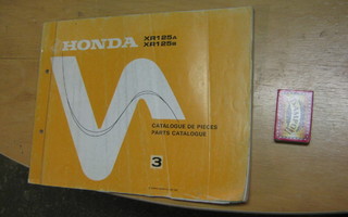 Osaluettelo Honda XR 125 A..