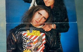 Anthrax : 46 × 30cm Kerrang -aukeama 80 -luvulta