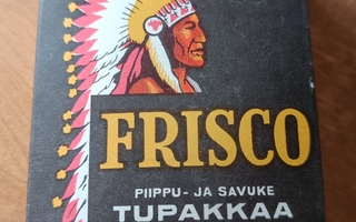 Vanha Frisco piippu- ja savuketupakka-aski ! käyttämätön !