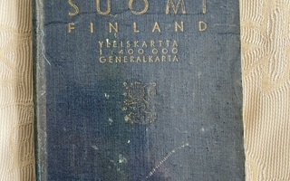 Suomi Finland 1950:  Yleiskartta - Generalkarta