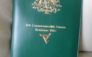 XII Commonwealth games Brisbane 1982 Proof 6 Coin Set