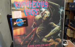 RIGHTEOUS PIGS - LIVE AND LEARN LP ORIG 1ST GER-89 M-/M-