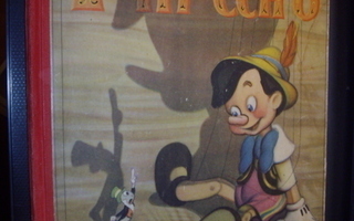 Walt Disney: Pinocchio ( 1.p. 1940 Bonniers, Ruotsi ) Sis.pk