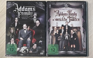 The Addams Family - Perhe Addams 1&2 (2DVD) *UUSI*