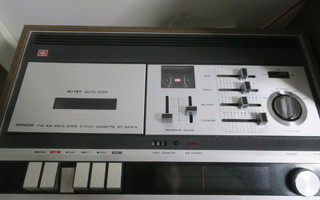 Vintage Hitachi ST-3410 Stereo AM/FM Receiver Cassette Playe