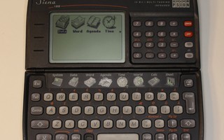 Psion Siena taskutietokone 1MB + kaikki herkut