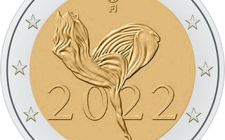 2€  Juhlaraha Suomi 2022 Kansallisbaletti 100 vu