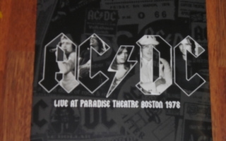 AC/DC - Live at Paradise Theatre Boston 1978 - 2019  MINT