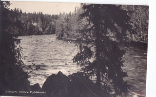 VANHA Postikortti Muhos Oulujoki Pyhäkoski 1930-l