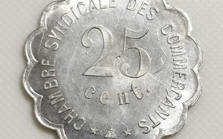 Ranska 25 Centimes, Perpignan 1917