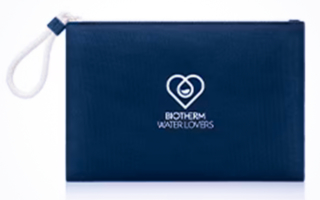 Sininen Biotherm Water Lovers Pouch meikkipussi