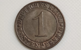 Saksa 1 Pfennig 1924J