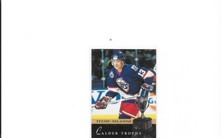 1993-94 Pinnacle Calder Trophy #222 Teemu Selänne Winnipeg