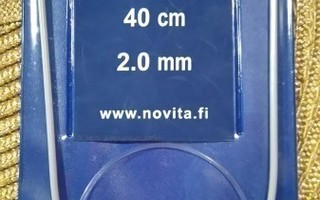 NOVITA pyöröpuikot 40 cm 2.0 mm