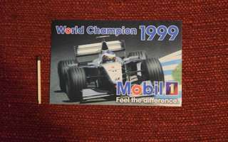 world champion 1999 mika häkkinen  tarra