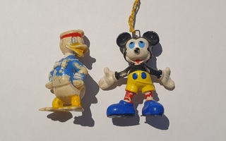 Disney - Aku & Mikki -figuurit 70-luvulta