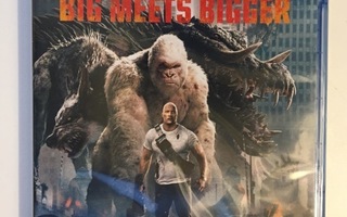 Rampage - Big Meets Bigger (Blu-ray) Dwayne Johnson (UUSI!)