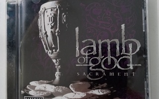 CD LAMB OF GOD - Sacrament ( Sis.postikulut )