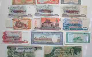0119 Erä Aasialaisia seteleitä, Kambodza