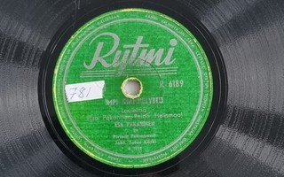 Savikiekko 1953 - Esa Pakarinen ja Matti - Rytmi - R 6189