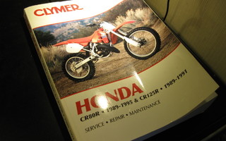 korjausopas Clymer, Honda CR80-89-95 & CR125-89-91