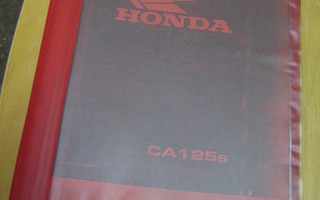 Huolto/ esittely tms kirja  Honda CA125
