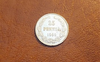 25 penniä v.1909