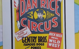 Dan Rice Circus, laminoitu juliste