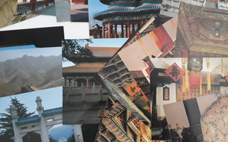 Kasa postikortteja Kiina 22 kpl kulkematon postikortti