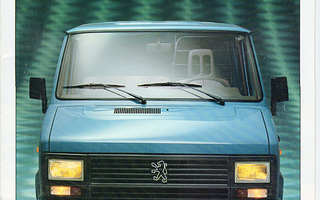 Peugeot J5 -pakettiautot - esite 1986