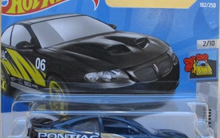 Pontiac GTO HT Coupe 3D Black Yellow 2006 Hot Wheels 1:64