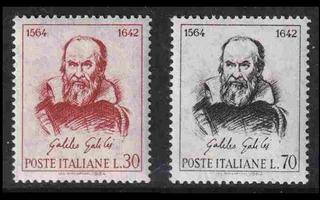 Italia 1157-8 ** Galileo Galilei (1964)