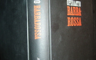 Alan Clark : Operaatio Barbarossa ( 1 p. 1968 ) EIPK !