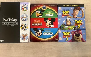 LASTEN DVD-PAKETTI. Disney Treasures, Toy Story jne.