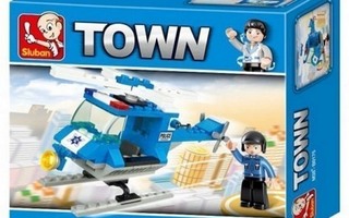 Sluban Town Poliisi Helikopteri, 85 palikkaa, 1 hahmo *UUSI*