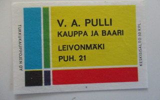 TT ETIKETTI - LEIVONMÄKI V.A.PULLI