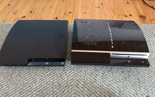 2 kpl PS3 konsoleita varaosiksi/laittoon
