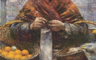 Aleksander Gierymski: Juutalainen nainen appelsiinien kanssa
