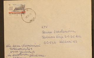 # 19231 # Pv 8 kirje Helsinki