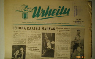 Urheilu lehti Nro 21/1950 (8.11)