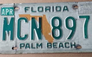 FLORIDA USA rekisterikilpi