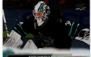 Kaapo Kähkönen San Jose 22-23 Upper Deck #145 Silver Foil