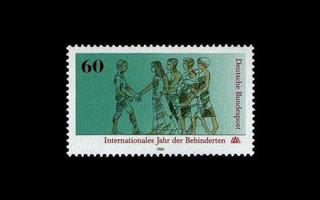 Saksa 1083 ** Kansainvälinen vammaistenvuosi (1981)